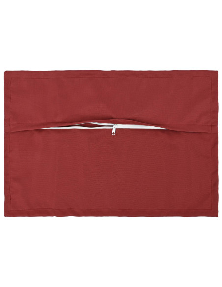 Federa 6 pz HOUTEN Rosso Vino 40 x 60 cm Poliestere