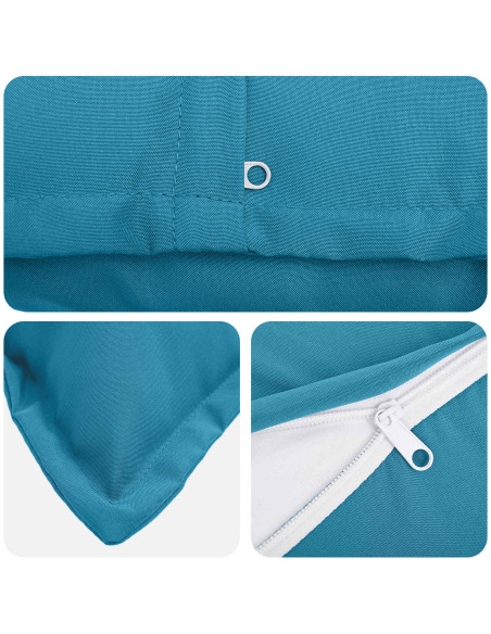 Federa 6 pz HOUTEN Blu Reale 40 x 70 cm Poliestere
