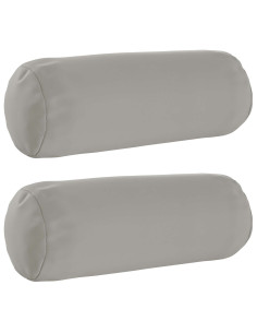 Federa 2 pcs HEERLEN Grigio Ø 15 x 40 cm Poliestere
