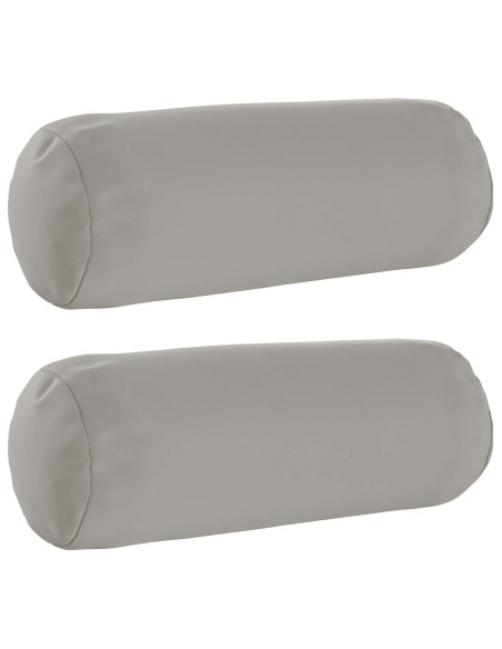 Federa 2 pcs HEERLEN Grigio Ø 15 x 40 cm Poliestere