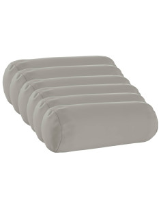 Federa 6 pcs HEERLEN Grigio Ø 15 x 40 cm Poliestere