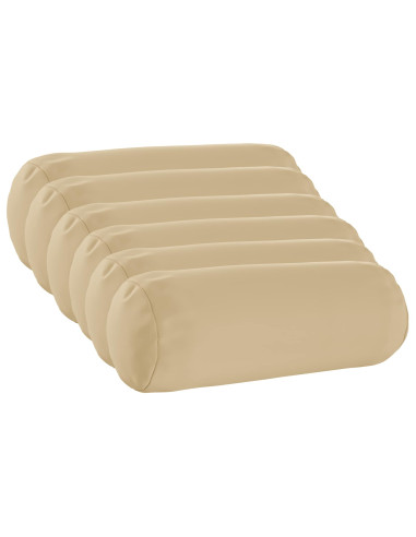 Federa 6 pcs HEERLEN Beige Ø 15 x 40 cm Poliestere