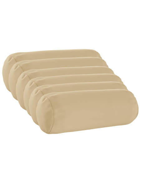 Federa 6 pcs HEERLEN Beige Ø 15 x 40 cm Poliestere