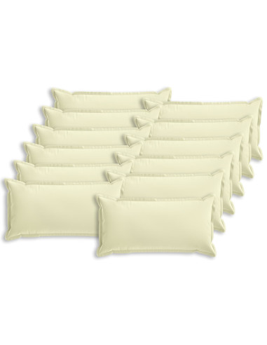 Federa 12 pz HOUTEN Crema 40 x 80 cm Poliestere