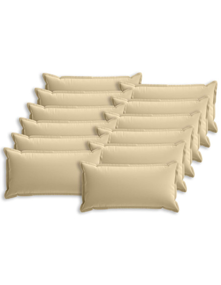 Federa 12 pz HOUTEN Beige 40 x 80 cm Poliestere