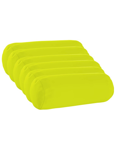 Federa 6 pcs HEERLEN Verde brillante. Ø 15 x 40 cm Poliestere