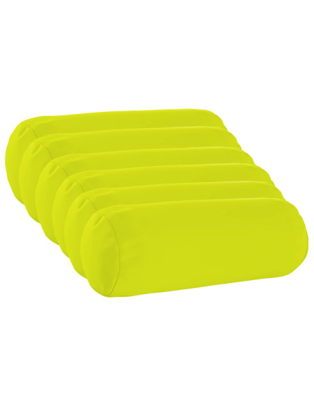 Federa 6 pcs HEERLEN Verde brillante. Ø 15 x 40 cm Poliestere