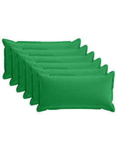 Federa 6 pz HOUTEN Verde 40 x 70 cm Poliestere