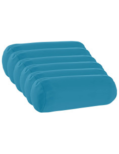 Federa 6 pcs HEERLEN Azzurro Ø 15 x 40 cm Poliestere