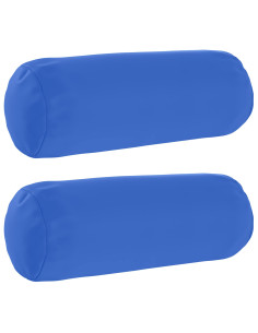 Federa 2 pcs HEERLEN Blu Reale Ø 15 x 40 cm Poliestere