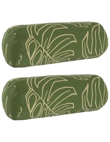 Federa 2 pcs HEERLEN Design a foglia Ø 15 x 40 cm Poliestere