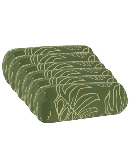 Federa 6 pcs HEERLEN Design a foglia Ø 15 x 40 cm Poliestere