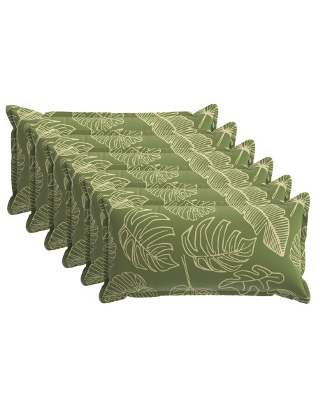 Federa 6 pz HOUTEN Design a foglia 40 x 70 cm Poliestere
