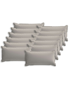 Federa 12 pz HOUTEN Grigio 40 x 80 cm Poliestere