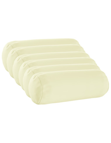 Federa 6 pcs HEERLEN Crema Ø 15 x 40 cm Poliestere