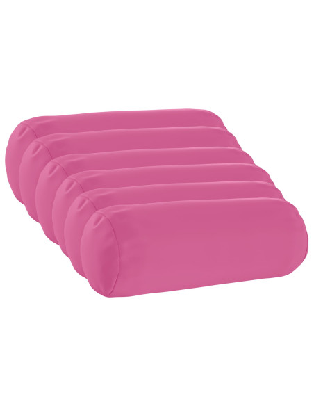 Federa 6 pcs HEERLEN Rosa Ø 15 x 40 cm Poliestere