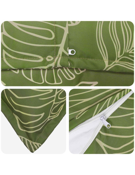 Federa 6 pz HOUTEN Design a foglia 40 x 70 cm Poliestere