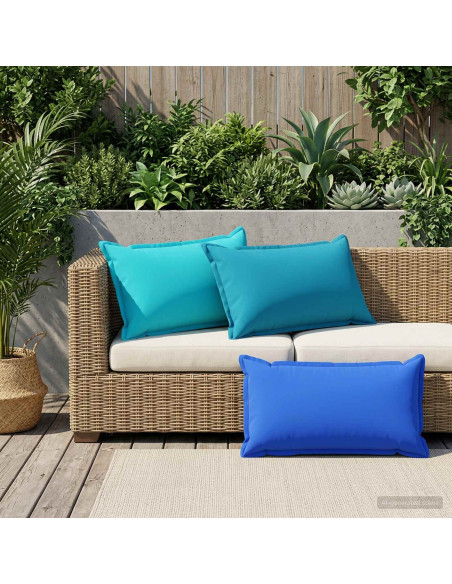 Federa 6 pz HOUTEN Blu Reale 40 x 80 cm Poliestere