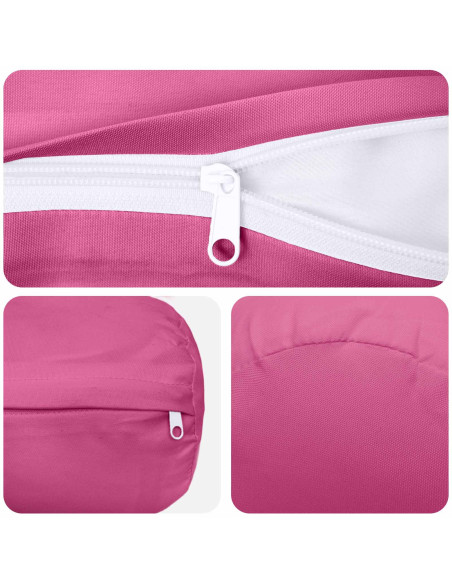 Federa 2 pcs HEERLEN Rosa Ø 15 x 40 cm Poliestere
