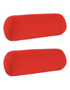 Federa 2 pcs HEERLEN Rosso Ø 15 x 40 cm Poliestere 2