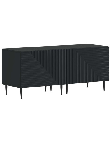Mobile TV LED a 3 pezzi Nero Legno ingegnerizzato