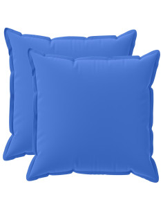 Federa 2 pz HOUTEN Blu Reale 60 x 60 cm Poliestere