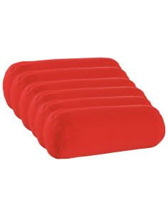 Federa 6 pcs HEERLEN Rosso Ø 15 x 40 cm Poliestere