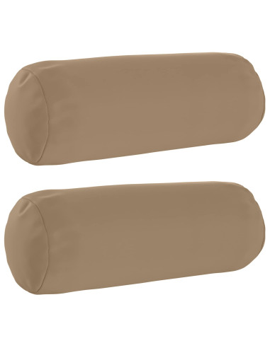 Federa 2 pz HEERLEN Tortora Ø 15 x 40 cm Poliestere