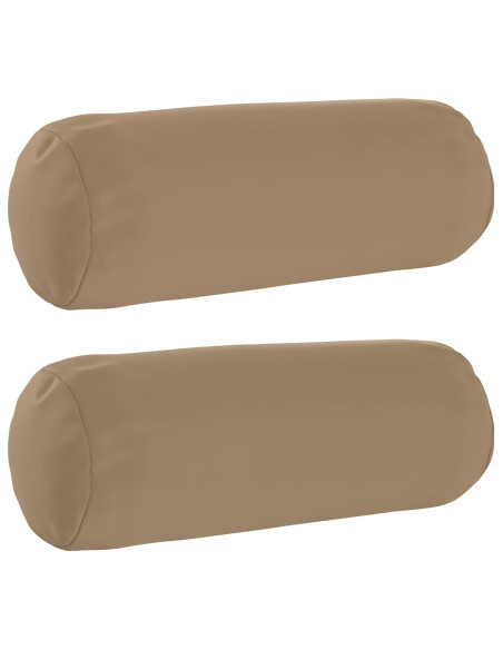 Federa 2 pz HEERLEN Tortora Ø 15 x 40 cm Poliestere