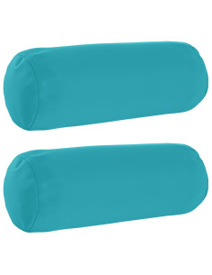Federa 2 pcs HEERLEN Turchese Ø 15 x 40 cm Poliestere