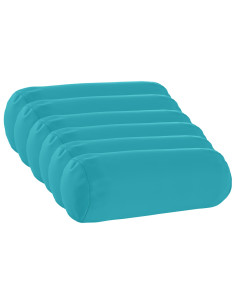 Federa 6 pcs HEERLEN Turchese Ø 15 x 40 cm Poliestere