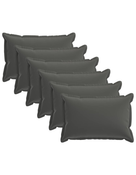 Federa 6 pz HOUTEN Antracite 50 x 70 cm Poliestere