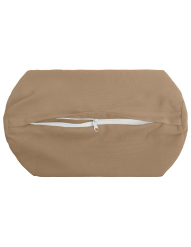 Federa 2 pz HEERLEN Tortora Ø 15 x 40 cm Poliestere