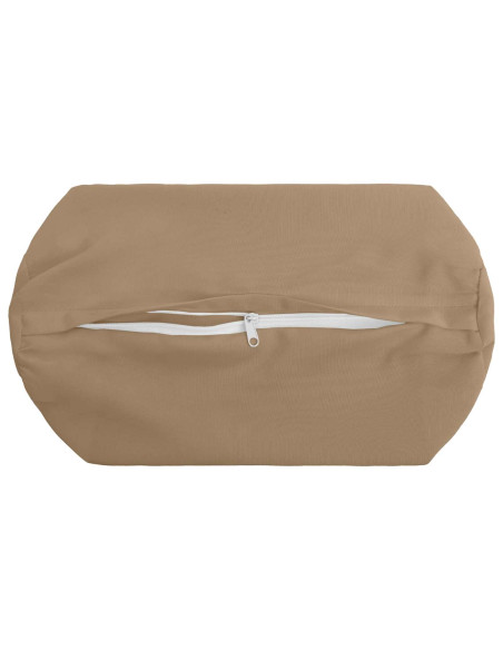 Federa 6 pz HEERLEN Tortora Ø 15 x 40 cm Poliestere
