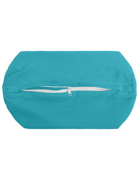 Federa 2 pcs HEERLEN Turchese Ø 15 x 40 cm Poliestere