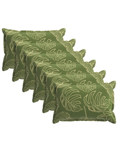 Federa 6 pz HOUTEN Design a foglia 50 x 70 cm Poliestere