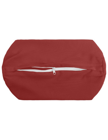 Federa 6 pcs HEERLEN Rosso Vino Ø 15 x 40 cm Poliestere