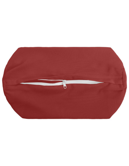 Federa 6 pcs HEERLEN Rosso Vino Ø 15 x 40 cm Poliestere