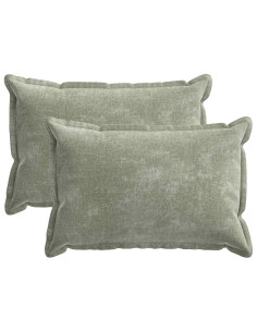 Federa 2 pz HOUTEN Verde 50 x 70 cm Tessuto Chenille 2
