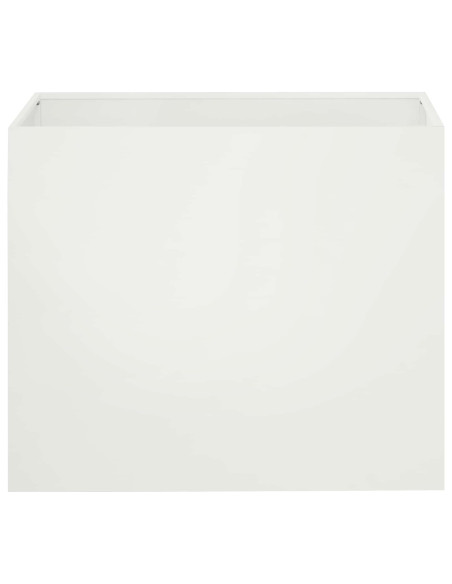 Vaso da giardino Bianco 60 x 40 x 50 cm