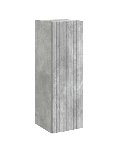 Set di mobili per il bagno 3 pz Grigio Cemento