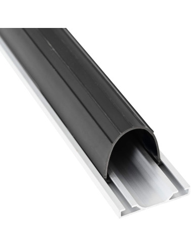 Sigillo Porta Garage Nero 70 x 6 mm 3,5 m PVC