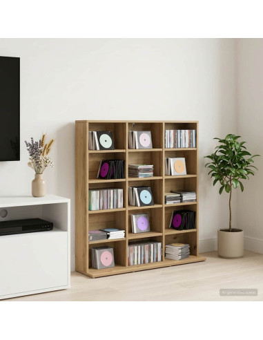 Mobile per CD Rovere Artigianale 96 x 23,5 x 97,5 cm