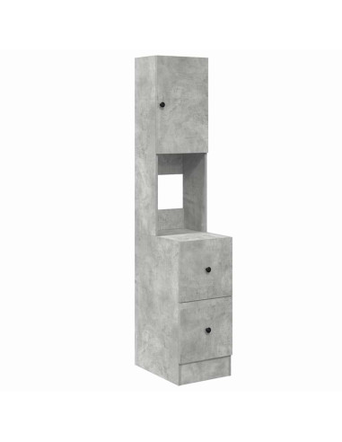 Mobile da cucina Grigio 35 x 50 x 180 cm Legno ingegnerizzato
