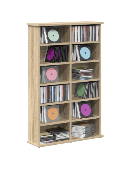 Mobile per CD Rovere Sonoma 60 x 17 x 92 cm
