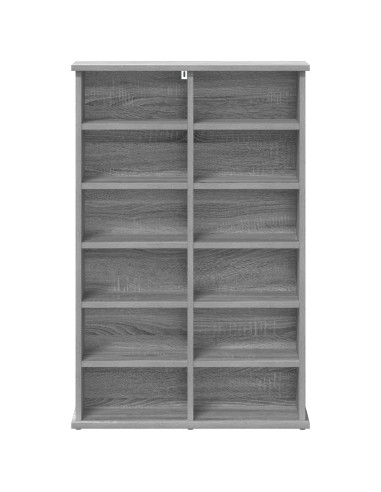 Mobile per CD Sonoma grigio 60 x 17 x 92 cm