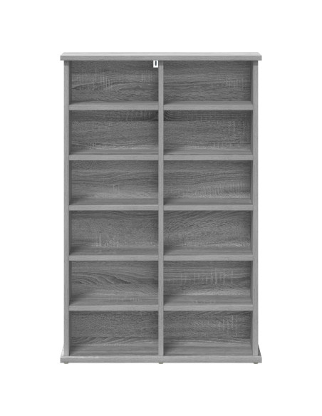 Mobile per CD Sonoma grigio 60 x 17 x 92 cm