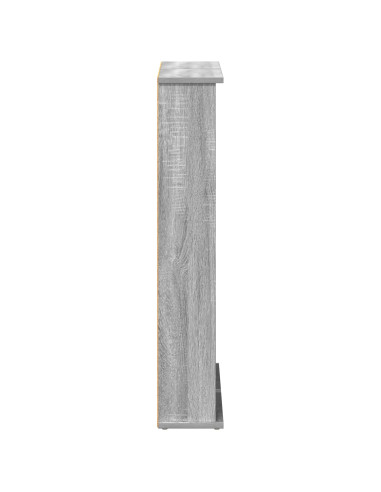 Mobile per CD Sonoma grigio 60 x 17 x 92 cm