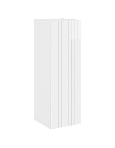 Set di mobili per il bagno 3 pz Bianco Lucido