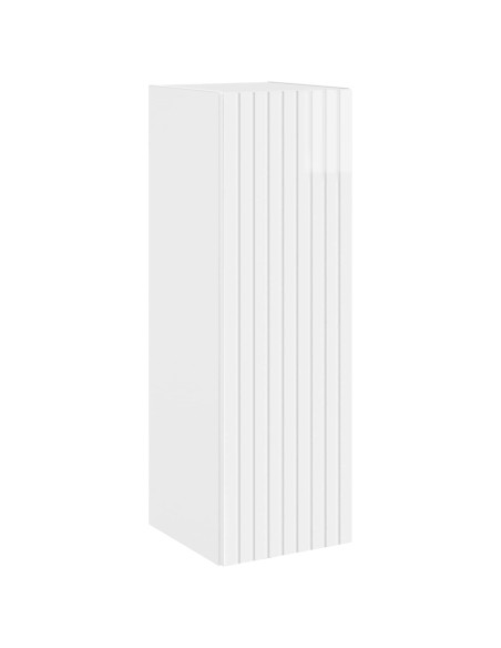 Set di mobili per il bagno 3 pz Bianco Lucido
